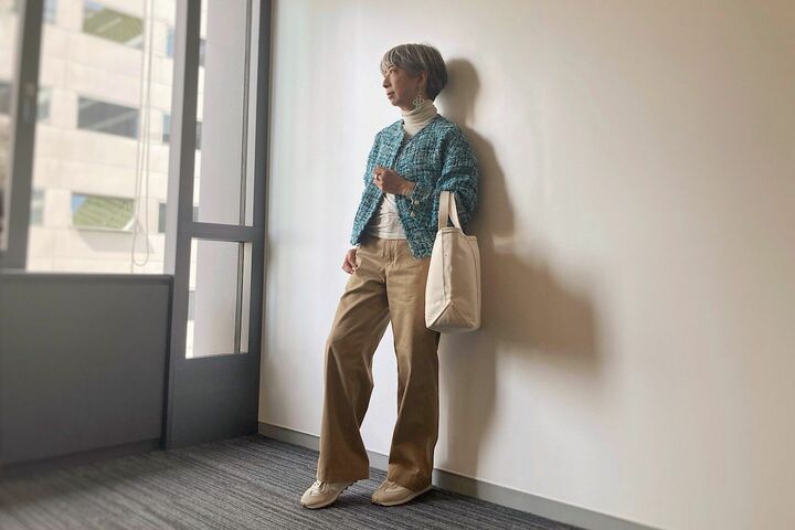 ジャケット_1,パンツ_1,ワイドパンツ_1,ピアス_1,時計_1,バッグ_1,靴_1,スニーカー_1